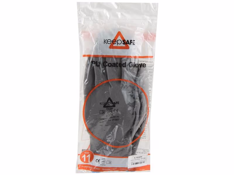 Paire de gants de mécanique PU gris - 11/XXL