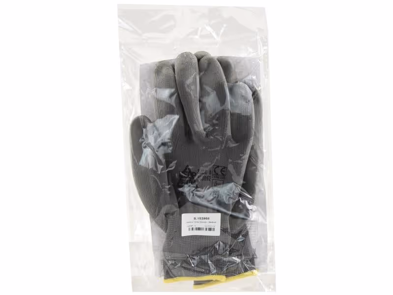 Paire de gants de mécanique PU gris - 8/M