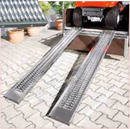 Paire de rampe de chargement acier 450 Kg