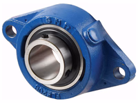 Palier 2 trous avec roulement NTN SNR (UCFLE208)