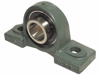 Palier 2 trous avec roulement NTN SNR (UCPX08)