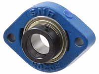 Palier 2 trous avec roulement NTN SNR (ESFD205)