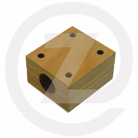PALIER EN BOIS ? 38 MM - 100 X 112 MM