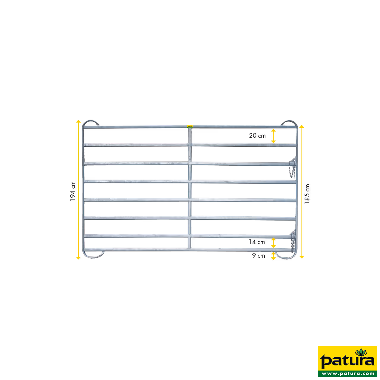 Panel-8, longueur 3,00 m, hauteur 1,94 m