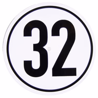 Panneau de limitation de vitesse 32 km/h