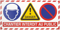 PANNEAU DE SIGNALISATION 4 EN 1