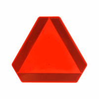 PANNEAU TRIANG. REFLECHIS. PLAST. 430X377MM VEHICULE LENT
