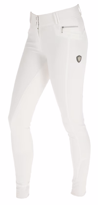 Pantalon d'équitation Detroit femme, white, T. 46