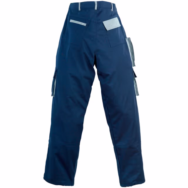 Pantalon marine/gris taille s