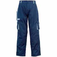 Pantalon marine/gris taille s