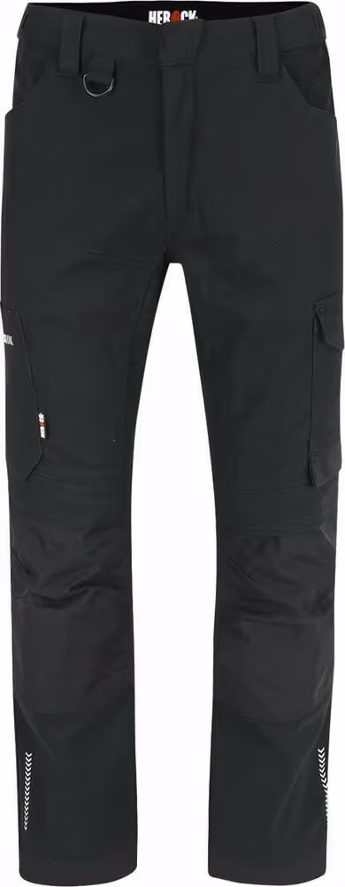 PANTALON MULTIPOCHES 97% COTON NOIR TAILLE 50