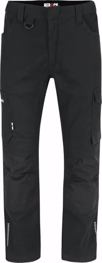 PANTALON MULTIPOCHES 97% COTON NOIR TAILLE 56