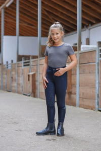 Pantalon Organomic enfant, navy, T 128