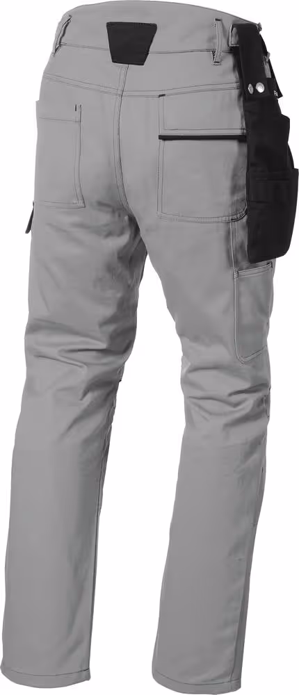 PANTALON PUR COTON GRIS T-46