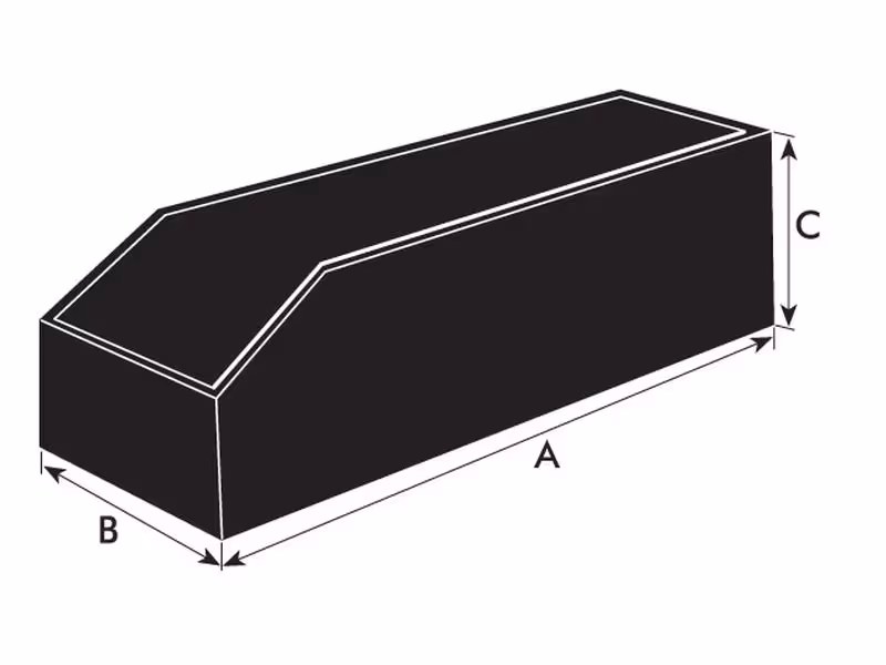Paquet de 50 pièces carton 280 x 50 x 110mm