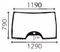 Pare brise 6005029093 Renault adaptable