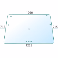 Pare brise teinte claire Deutz 04363114 Adaptable