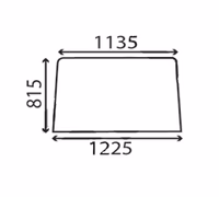 Pare brise Case IH 3217018R1 Adaptable