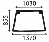 Pare brise Case IH E48349 Adaptable