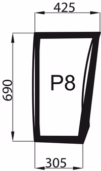 Pare brise inférieur 121434010 Adaptable