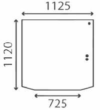 Pare brise JCB 827/30246
