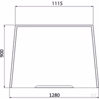 Pare-brise, part.supérieure