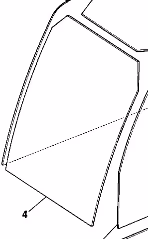 PARE BRISE TEINTE JCB REF 827/30501