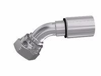 Parker BSP 60° Raccord à sertir 1/2'' x 3/8'' - 19TPI Femelle Embout tournant 135°