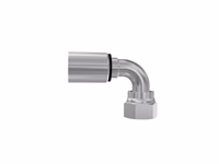 Parker ORFS Raccord à sertir 1/4'' x 11/16'' - 16TPI Femelle Embout tournant 90° - ref 1J948-6-4