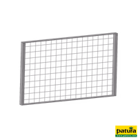 Paroi arrière grillagée en haut, 70 cm de haut