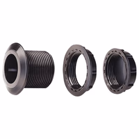 Passe cloison noir 3/4'' Arag 220039