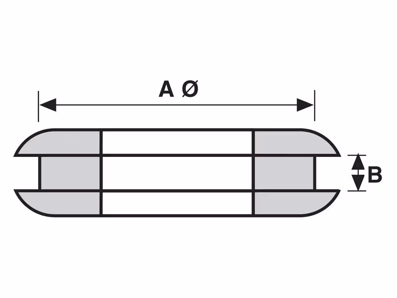 Passe-fil Ø11 x 1.6mm - Vendu par 10