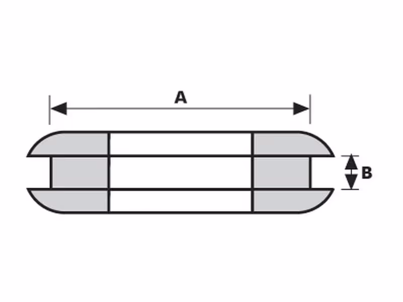 Passe-fil Ø6.35 x 1.6mm - Vendu par 10
