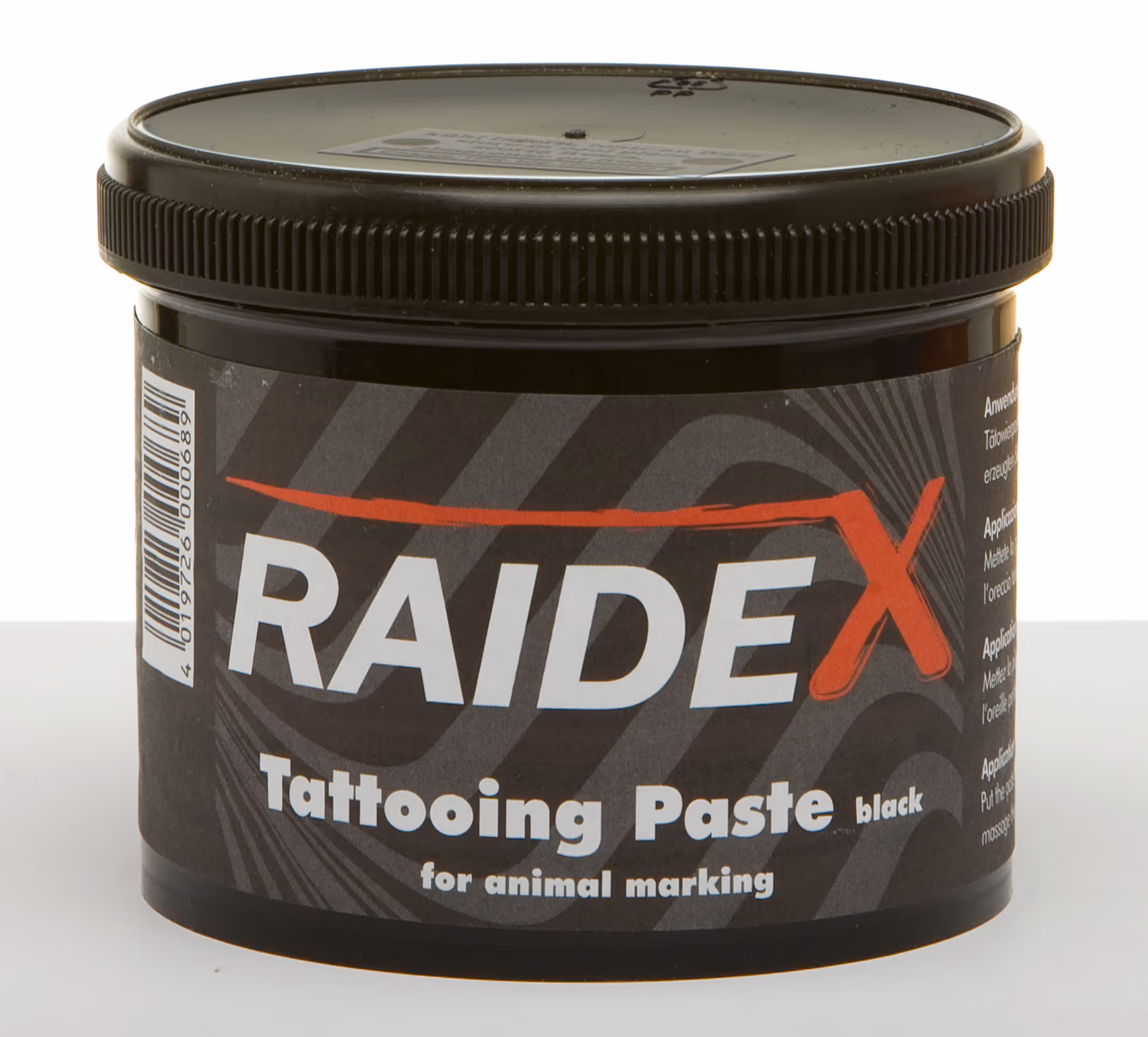 Pâte à tatouer Raidex 600g noire