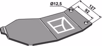 Patin de faucheuse