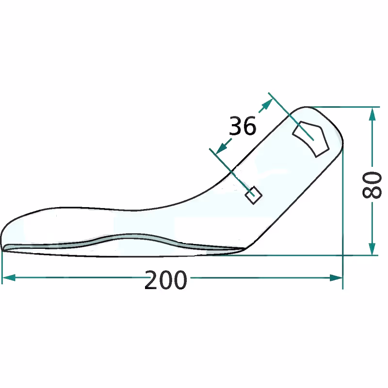 Patin long 953818 | Amazone