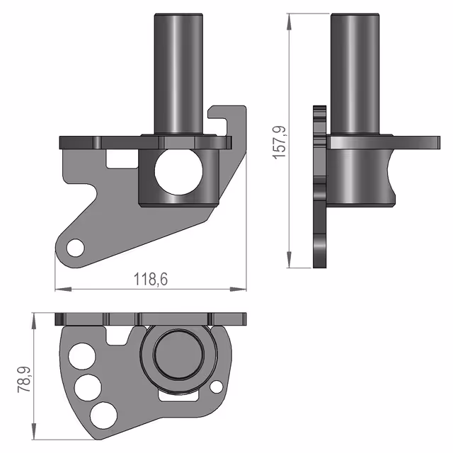 PATTE DE FIXATION ROUE SIP423530130