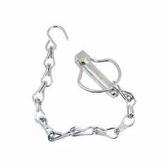 Pear Goupille clip avec chaîne et crochet, Ø axe11mm - Vendu par 10
