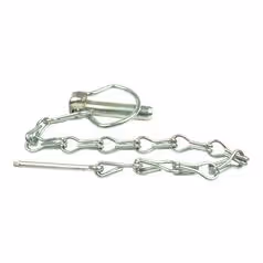 Pear Goupille clip avec chaîne et goupille fendue, Ø axe6mm - Vendu par 10