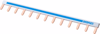 PEIGNE DE RACCORDEMENT REVERSIBLE 10MM² LG.225MM BLEU ET NOIR