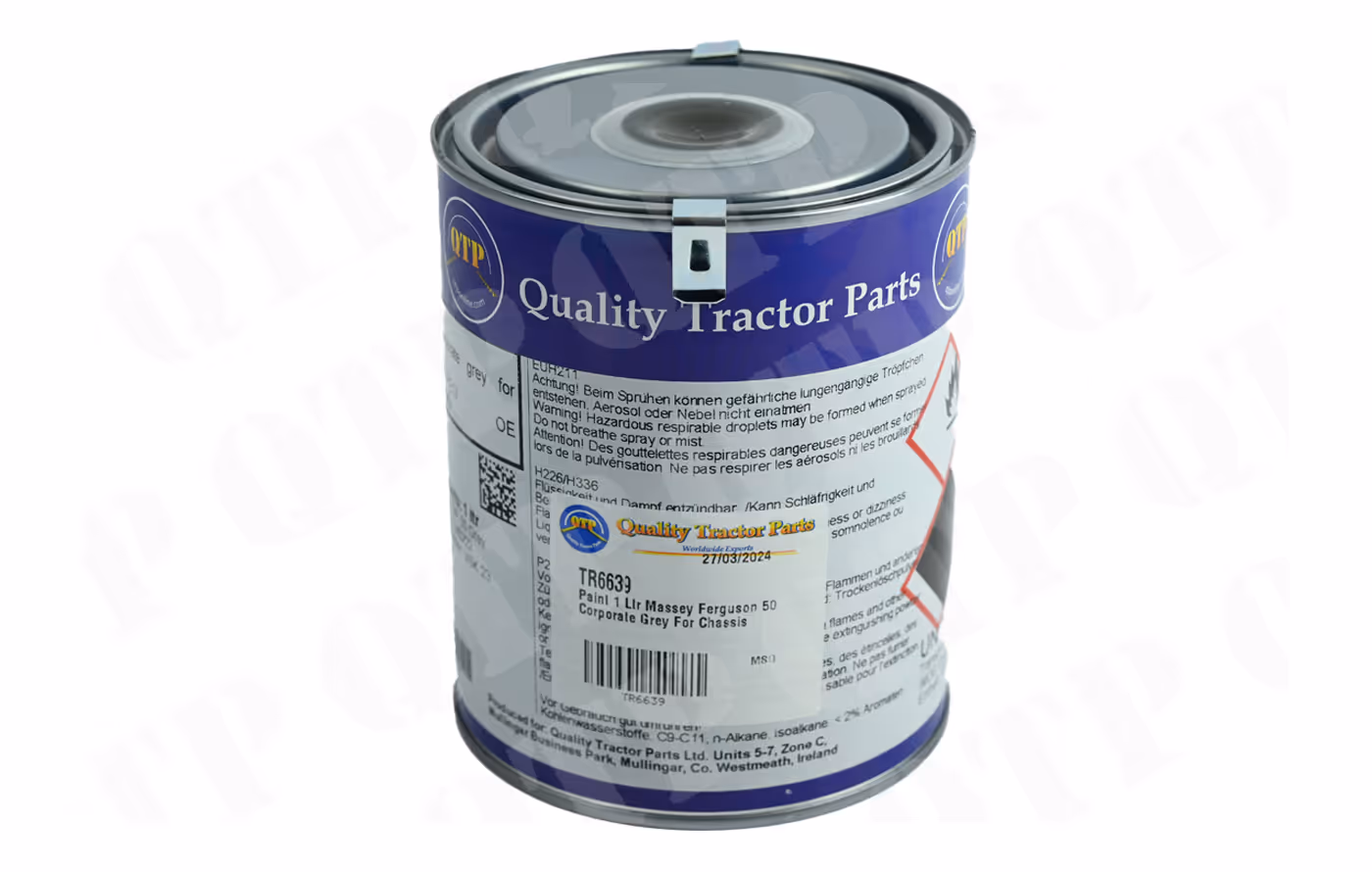 Peinture 1 Ltr Corporate Grey Pour Châssis