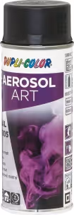 Peinture art color satin noir 400ml