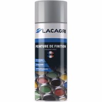 Peinture de finition gris mat galvanise aerosol 400ml lacagri
