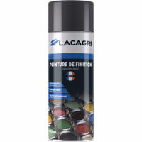 Peinture de finition gris moteur iseki aerosol 400ml lacagri
