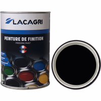 Peinture de finition noir pot 1l lacagri