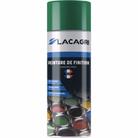 Peinture de finition vert fonce avant tecno aerosol 400ml lacagri