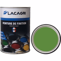Peinture de finition vert jaune pot 1l lacagri