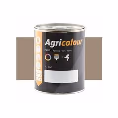 Peinture Métallique Beige Gris métallique, pot de 1litre(s) - adaptable sur tracteurs Zetor