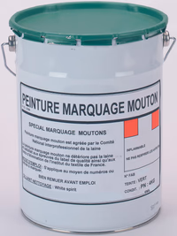 Peinture mouton pot 4kg vert