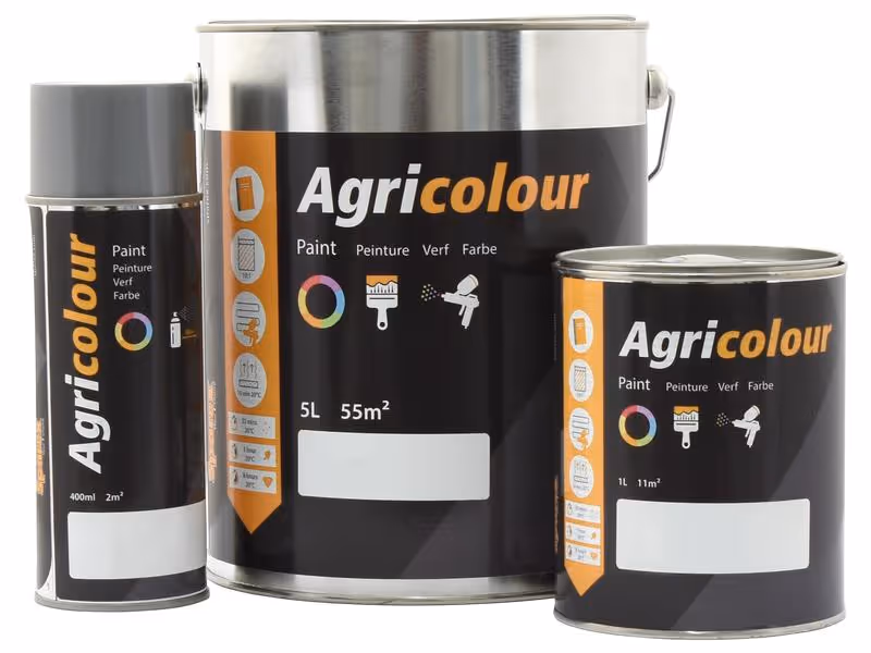 Peinture Orange brillant, pot de 1litre(s) - adaptable sur tracteurs Mercedes